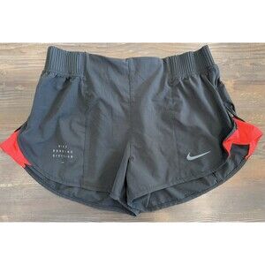Nike Dri Fit Shorts Women's Size Med Black Running Athletic Fitness